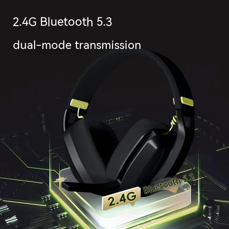 Siren Wireless Gaming Headset - Low Latency, Bluetooth 5.3 & 2.4G, FPS Optimized, Lightweight