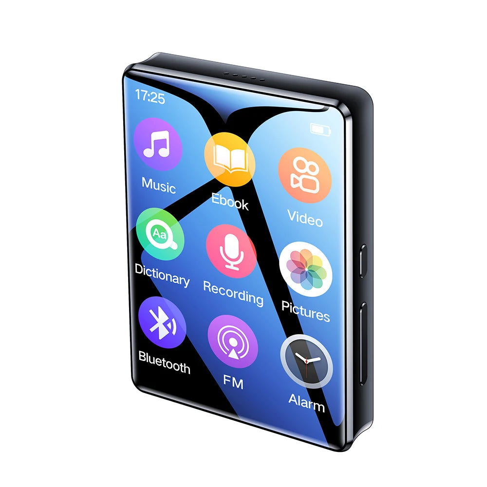 2.4 Inch Full-Screen MP3 Player - Ultra-Thin Bluetooth 5.2 Hi-Fi Music & Video Player