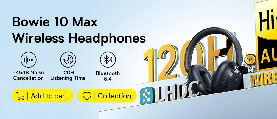 Baseus Gaming Headphones - Dual-Mode Wireless 40mm Driver, 40H Playback with ChatMix