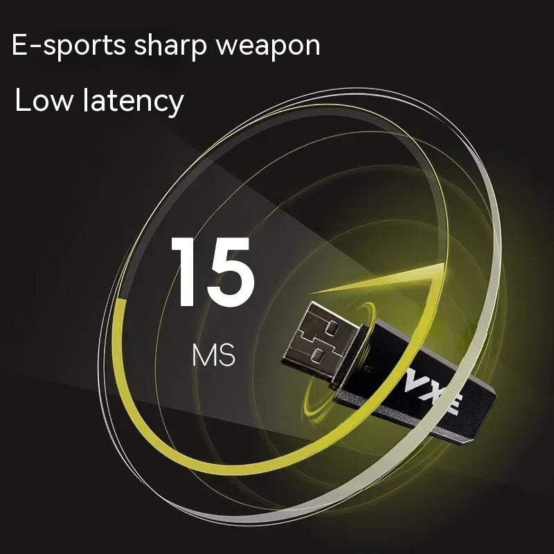 Siren Wireless Gaming Headset - Low Latency, Bluetooth 5.3 & 2.4G, FPS Optimized, Lightweight